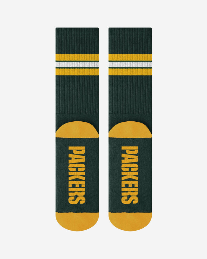 Green Bay Packers Team Stripe Crew Socks FOCO - FOCO.com