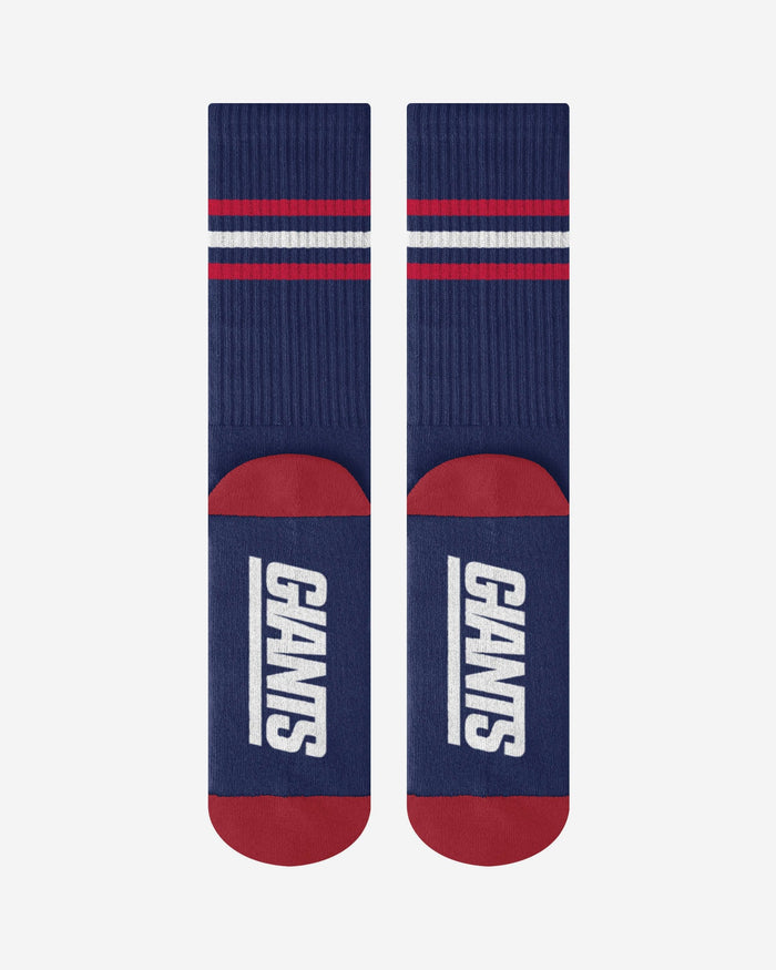 New York Giants Team Stripe Crew Socks FOCO - FOCO.com