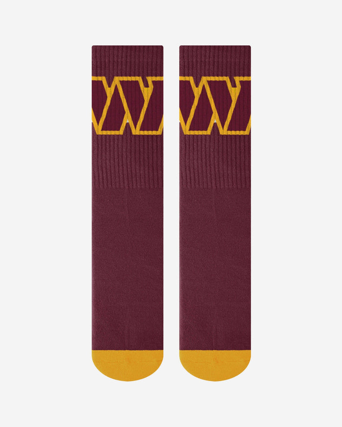 Washington Commanders Team Stripe Crew Socks FOCO - FOCO.com