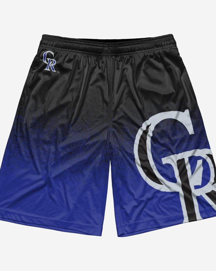 Colorado Rockies Gradient Polyester Shorts FOCO - FOCO.com