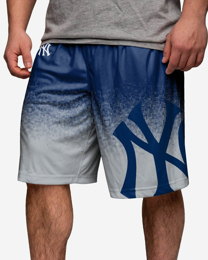New York Yankees Gradient Polyester Shorts FOCO - FOCO.com