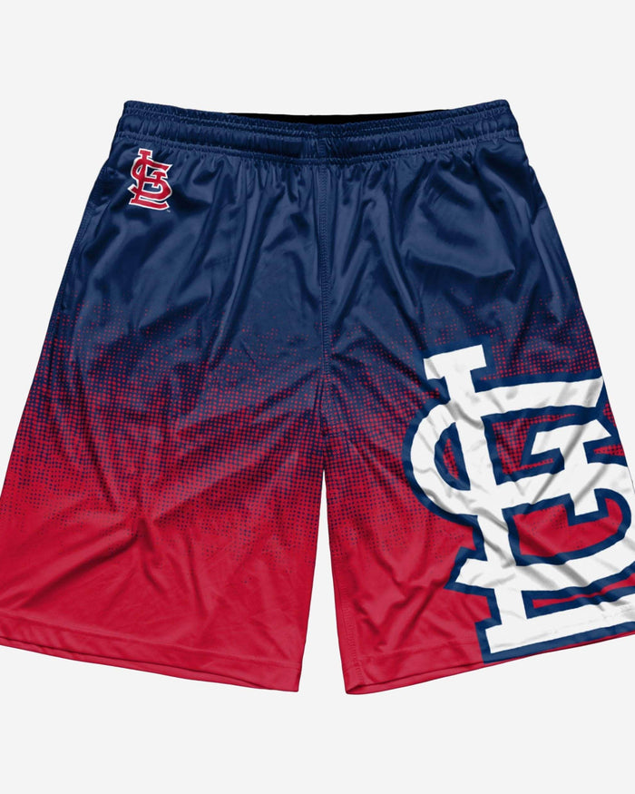St Louis Cardinals Gradient Polyester Shorts FOCO - FOCO.com