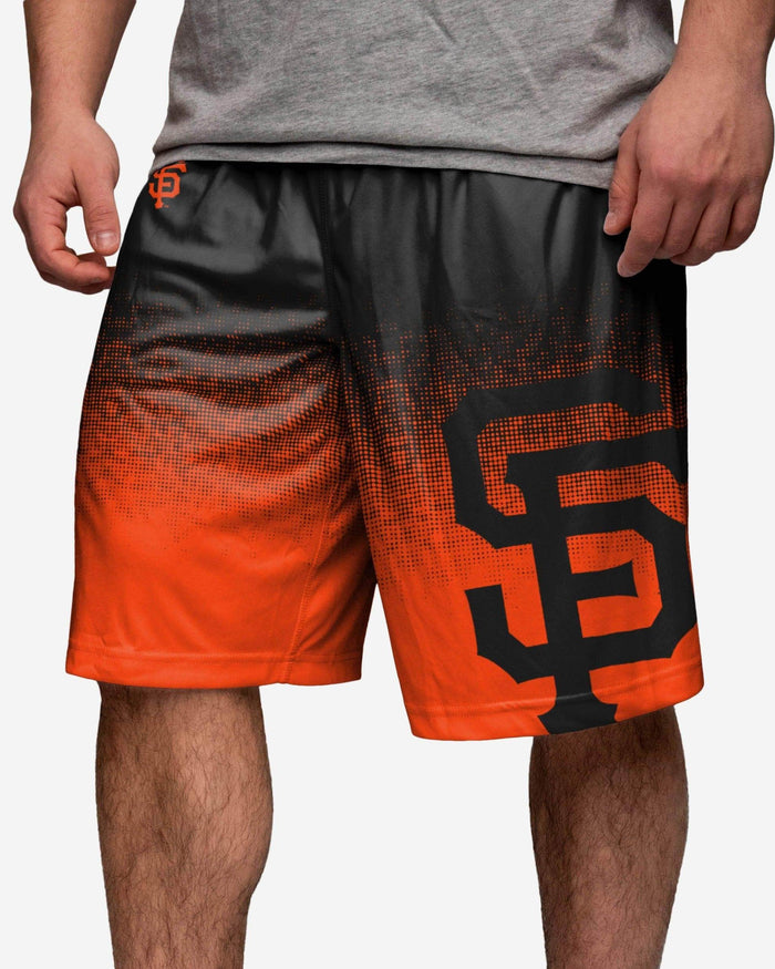 San Francisco Giants Gradient Polyester Shorts FOCO - FOCO.com