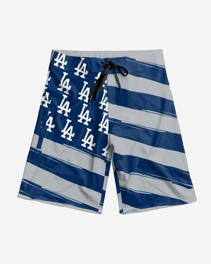 Los Angeles Dodgers Diagonal Flag Boardshorts FOCO - FOCO.com