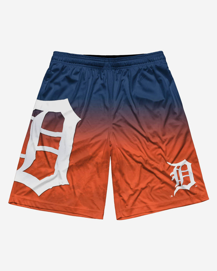 Detroit Tigers Gradient Big Logo Training Shorts FOCO - FOCO.com