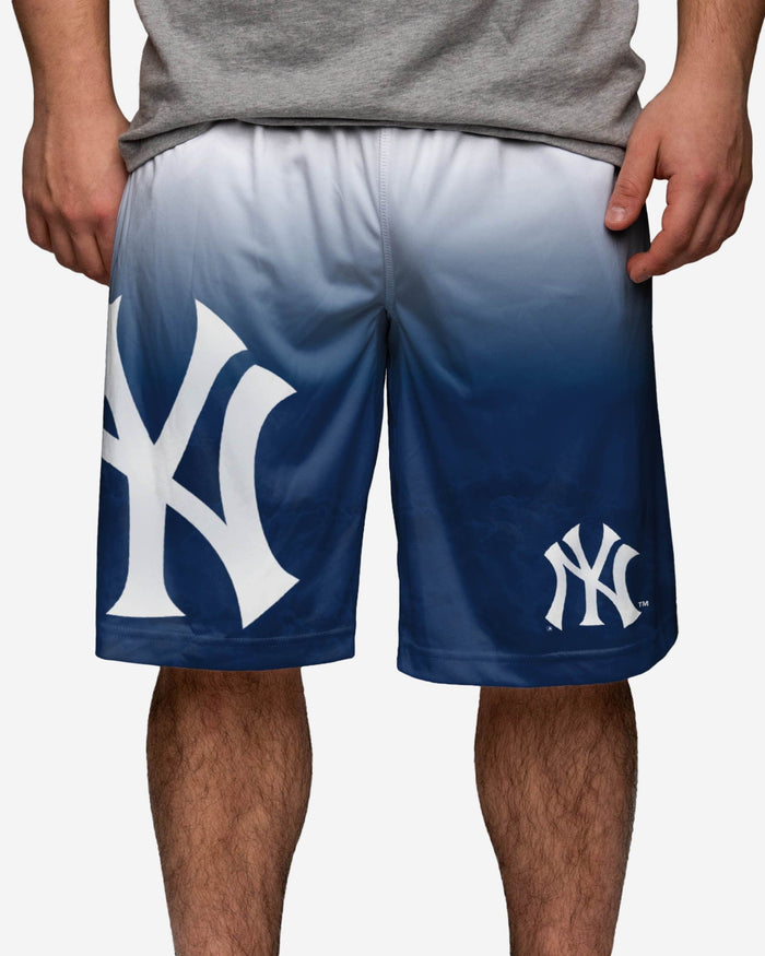 New York Yankees Gradient Big Logo Training Shorts FOCO - FOCO.com