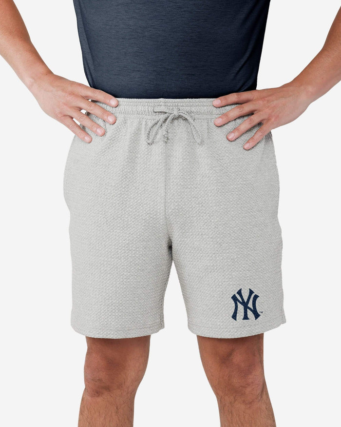 New York Yankees Gray Woven Shorts FOCO S - FOCO.com