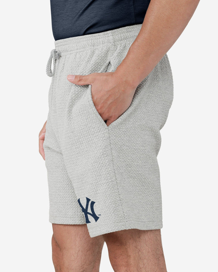 New York Yankees Gray Woven Shorts FOCO - FOCO.com