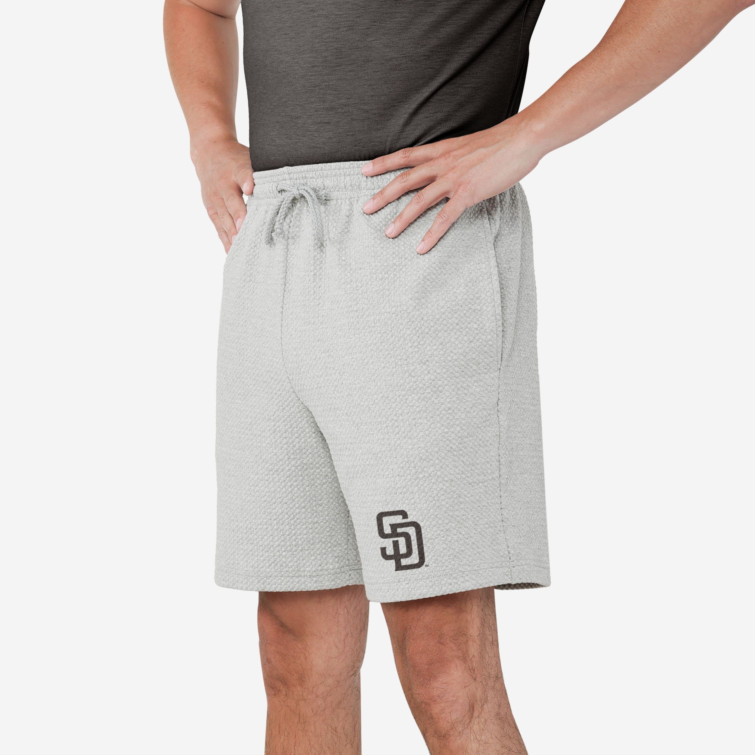San Diego Padres Gray Woven Shorts FOCO