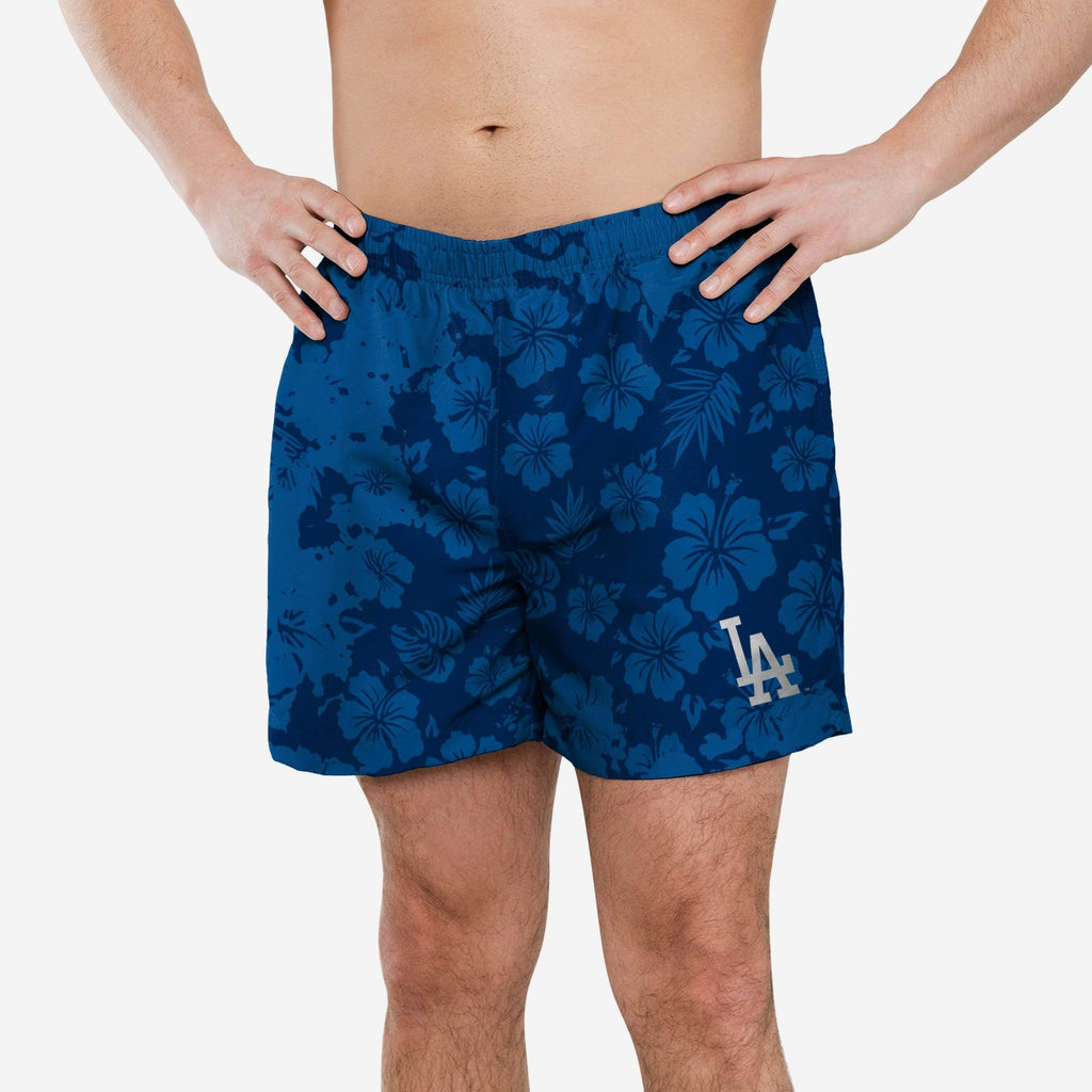 Los Angeles Dodgers Color Change-Up Swimming Trunks FOCO S - FOCO.com