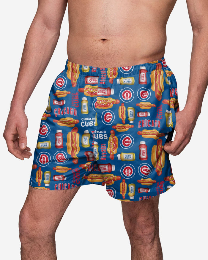 Chicago Cubs Grill Pro Swimming Trunks FOCO S - FOCO.com