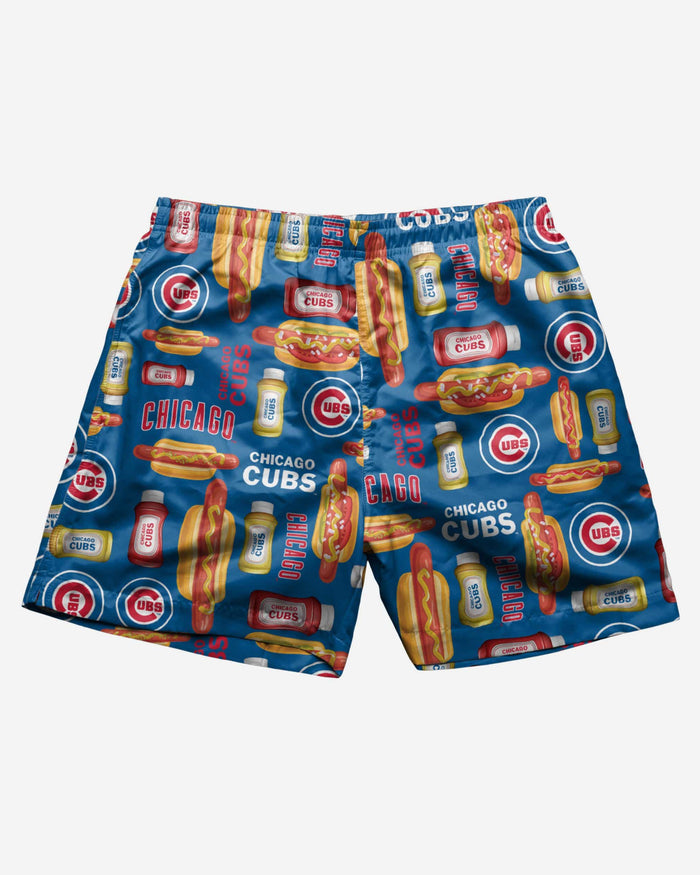 Chicago Cubs Grill Pro Swimming Trunks FOCO - FOCO.com