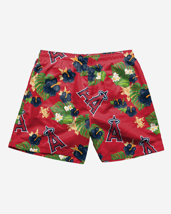 Los Angeles Angels Floral Swimming Trunks FOCO - FOCO.com