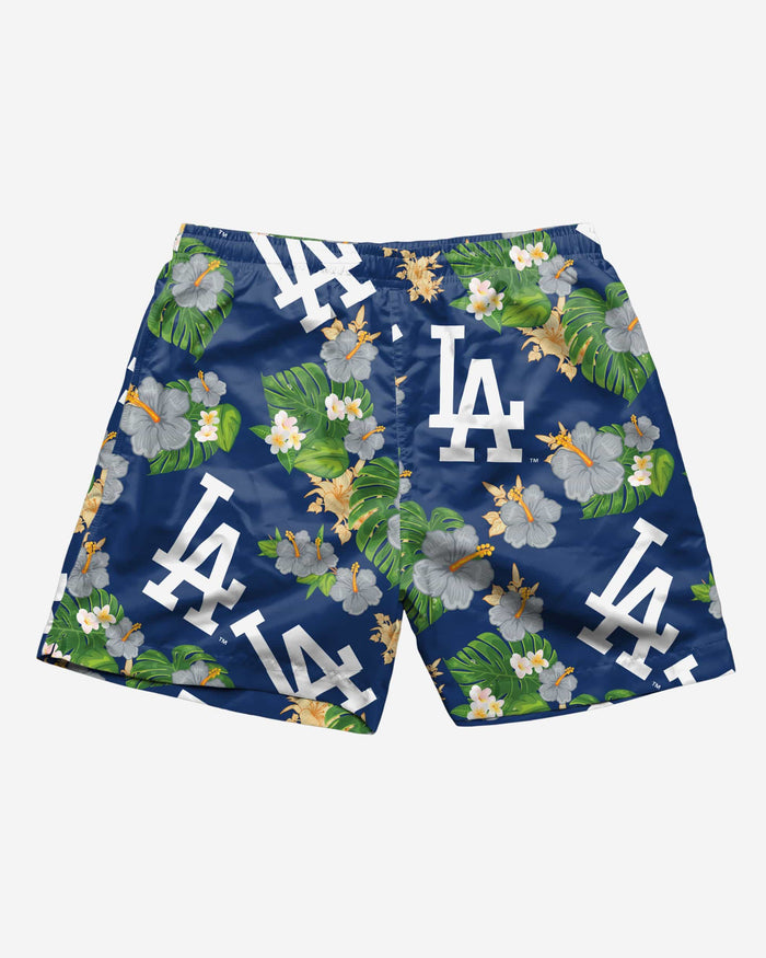 Los Angeles Dodgers Floral Swimming Trunks FOCO - FOCO.com