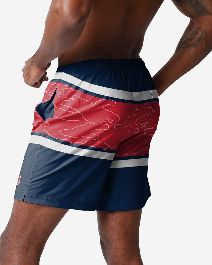 Boston Red Sox Big Wordmark Swimming Trunks FOCO - FOCO.com
