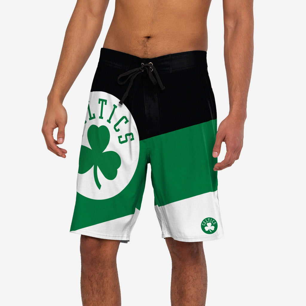 Boston Celtics Color Dive Boardshorts FOCO S - FOCO.com