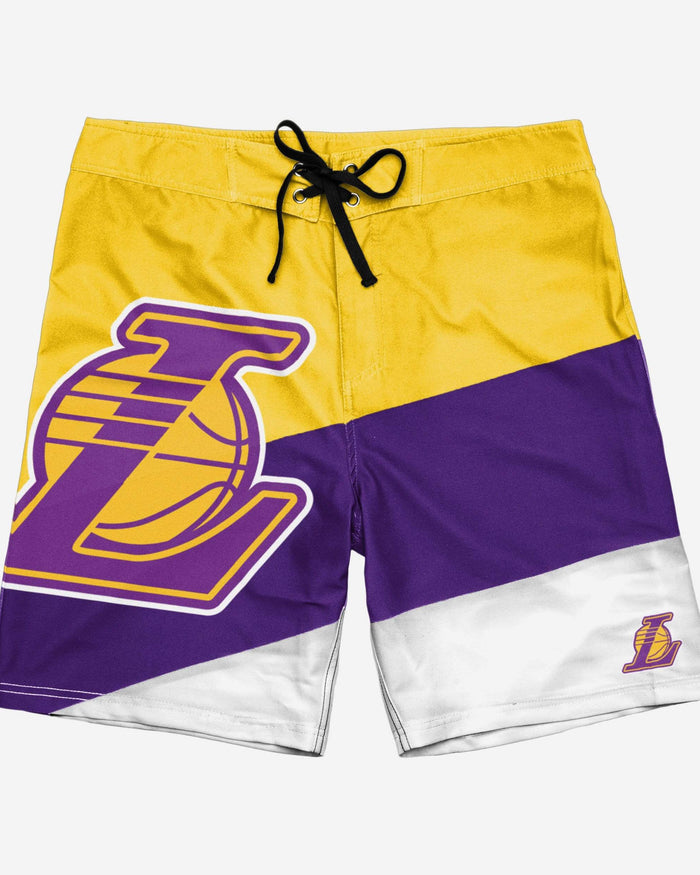 Los Angeles Lakers Color Dive Boardshorts FOCO - FOCO.com
