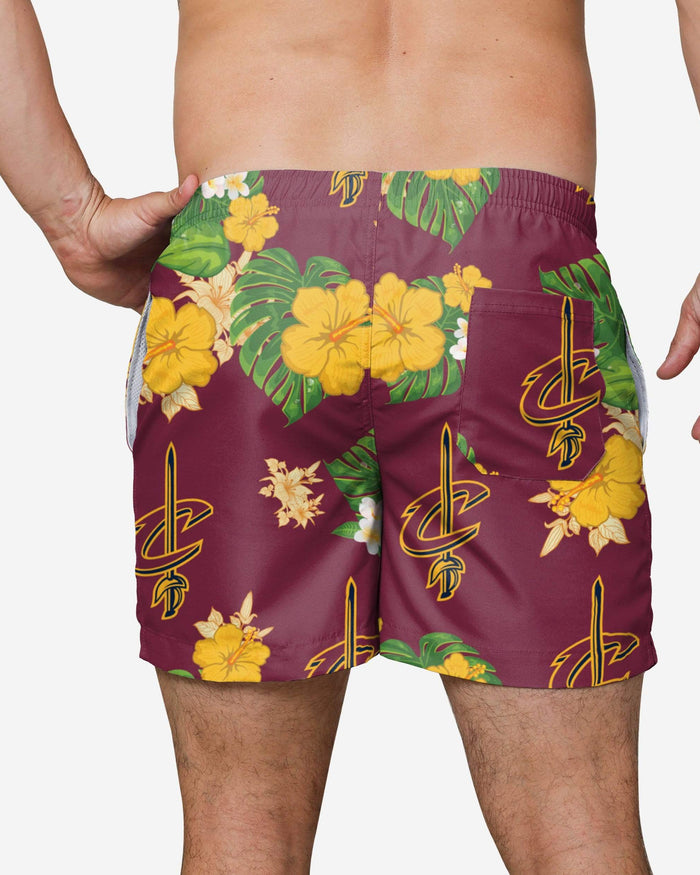 Cleveland Cavaliers Floral Swimming Trunks FOCO - FOCO.com