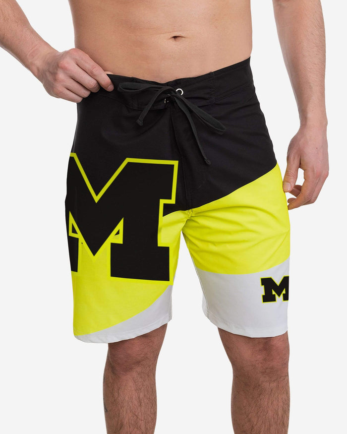 Michigan Wolverines Highlights Boardshorts FOCO S - FOCO.com