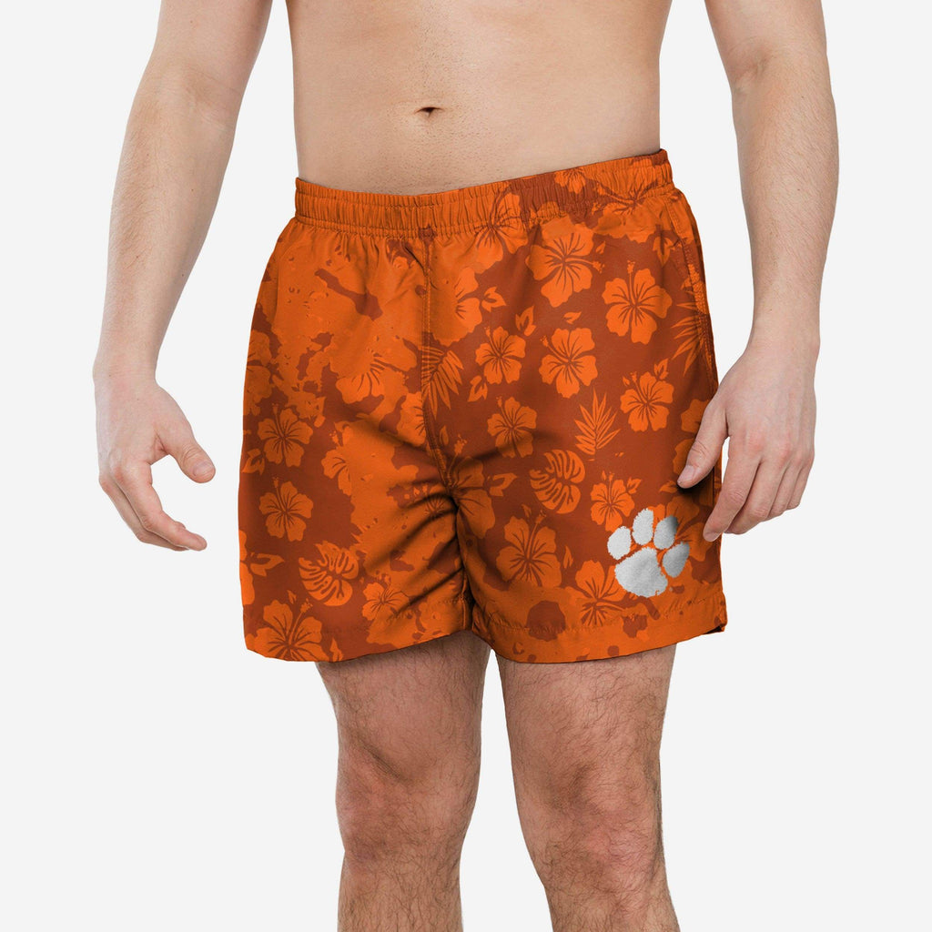Clemson Tigers Color Change-Up Swimming Trunks FOCO S - FOCO.com