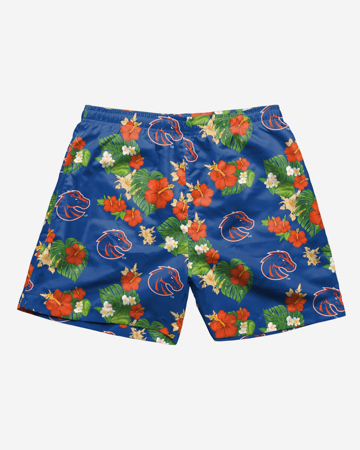 Boise State Broncos Floral Swimming Trunks FOCO - FOCO.com