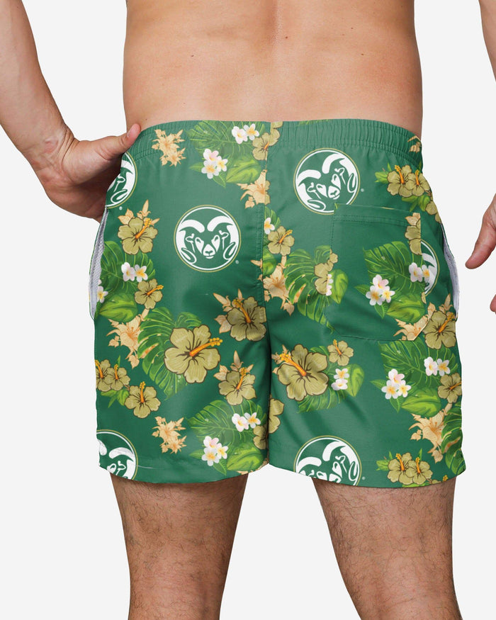 Colorado State Rams Floral Swimming Trunks FOCO - FOCO.com