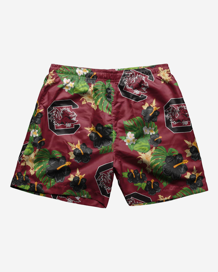 South Carolina Gamecocks Floral Swimming Trunks FOCO - FOCO.com