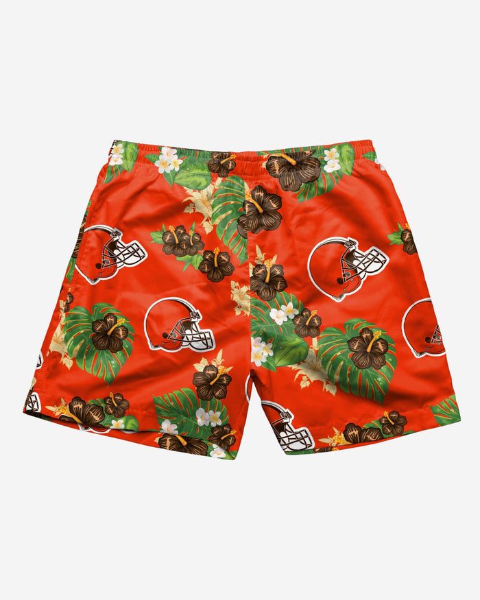 Cleveland Browns Floral Swimming Trunks FOCO - FOCO.com