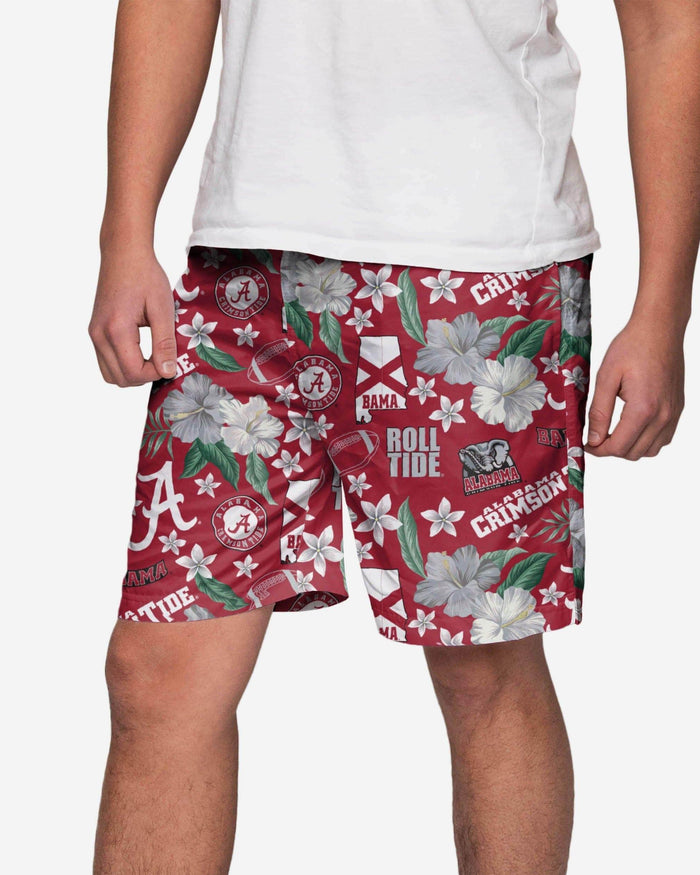 Alabama Crimson Tide City Style Swimming Trunks FOCO S - FOCO.com
