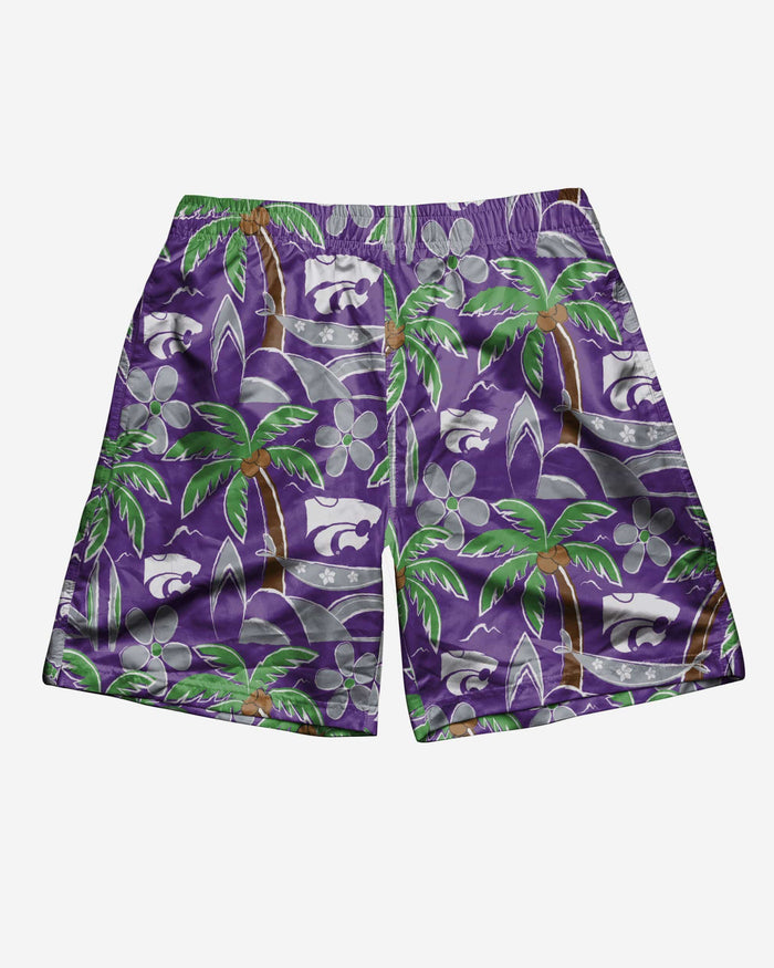 Kansas State Wildcats Tropical Swimming Trunks FOCO - FOCO.com