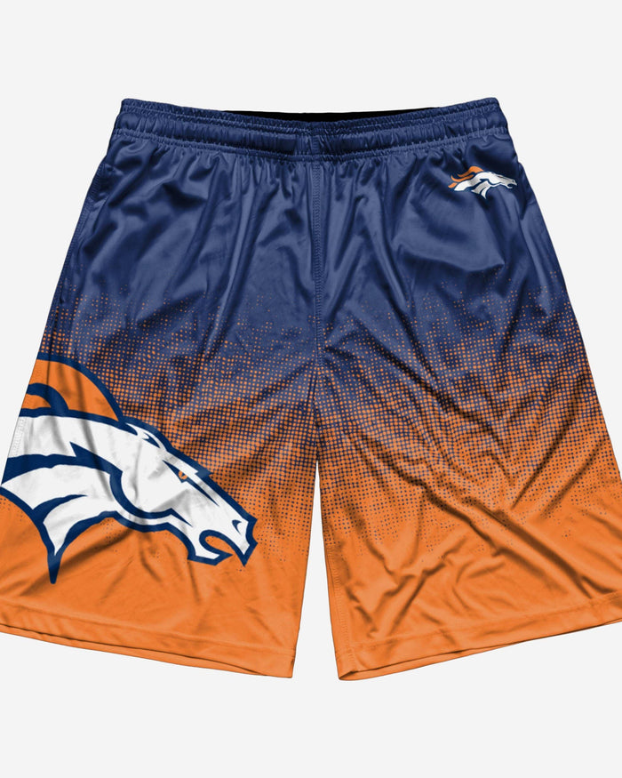 Denver Broncos Gradient Polyester Shorts FOCO - FOCO.com