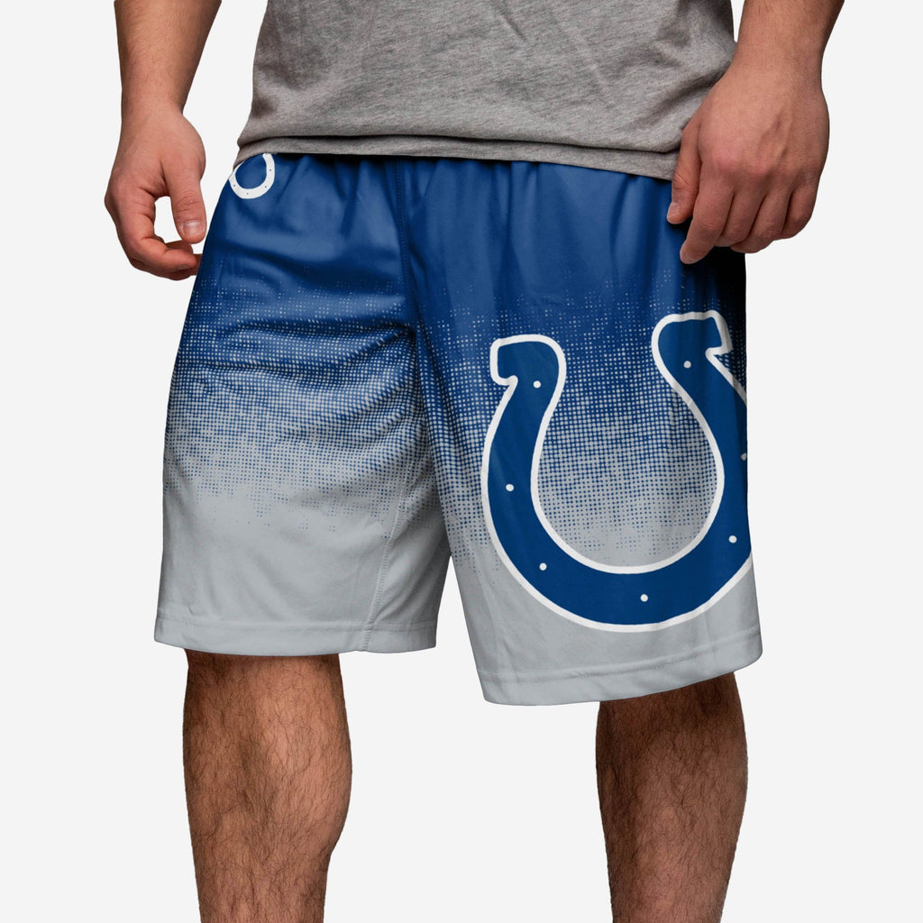 Indianapolis Colts Gradient Polyester Shorts FOCO - FOCO.com