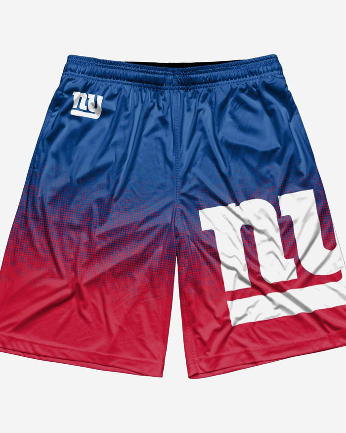 New York Giants Gradient Polyester Shorts FOCO - FOCO.com