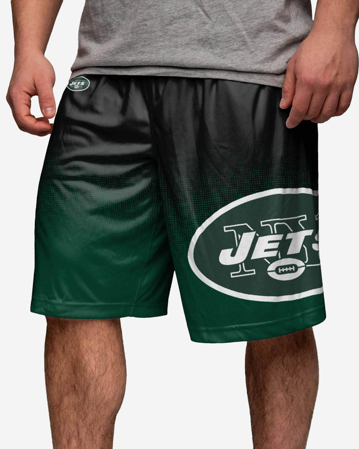 New York Jets Gradient Polyester Shorts FOCO - FOCO.com