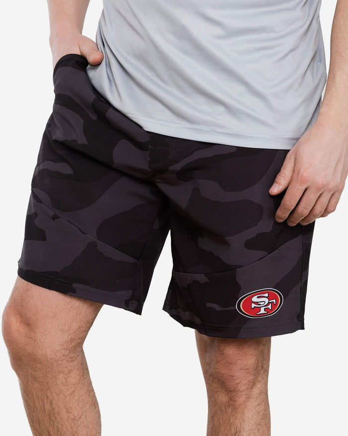 San Francisco 49ers Nightcap Camo Walking Shorts FOCO S - FOCO.com