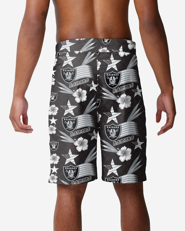 Las Vegas Raiders Americana Boardshorts FOCO - FOCO.com