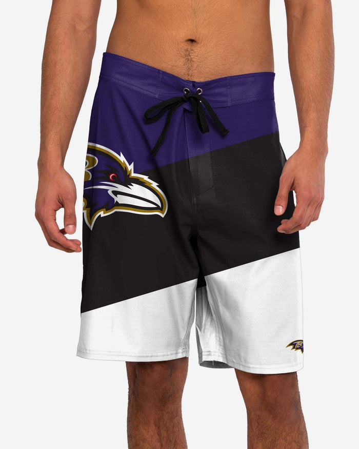 Baltimore Ravens Color Dive Boardshorts FOCO S - FOCO.com