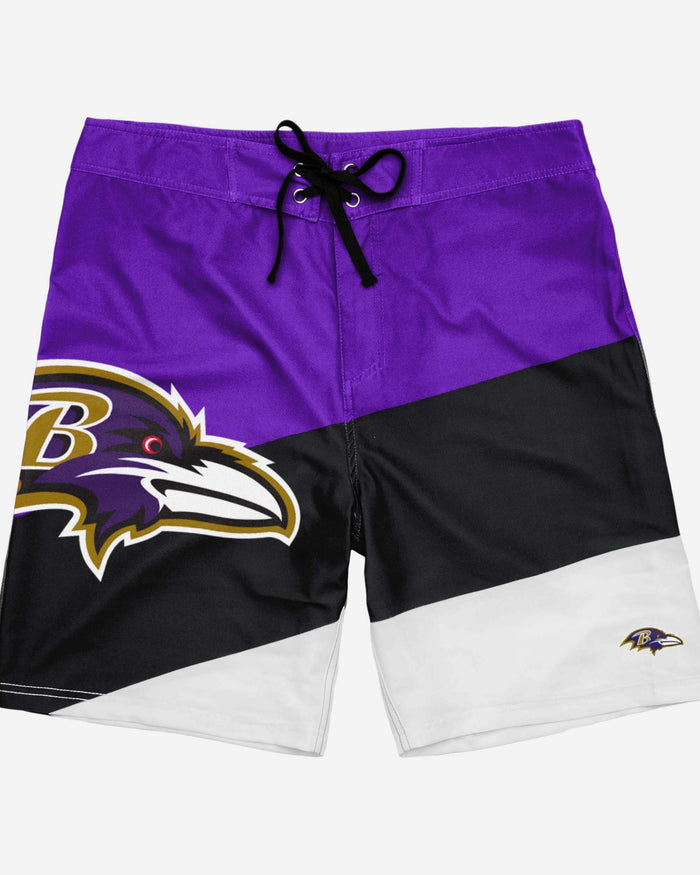 Baltimore Ravens Color Dive Boardshorts FOCO - FOCO.com