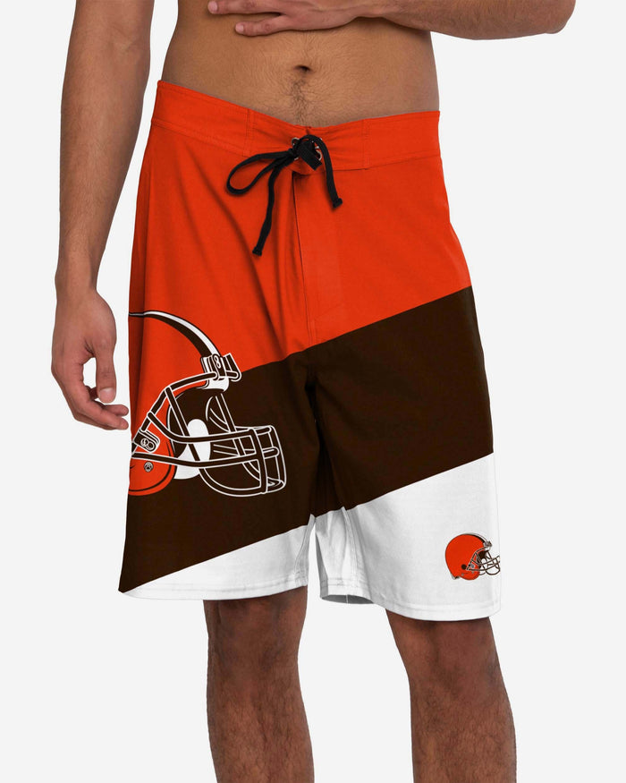 Cleveland Browns Original Color Dive Boardshorts FOCO S - FOCO.com