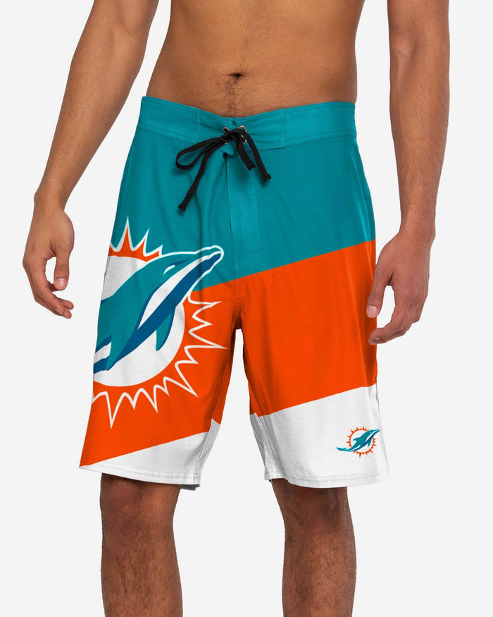 Miami Dolphins Color Dive Boardshorts FOCO S - FOCO.com