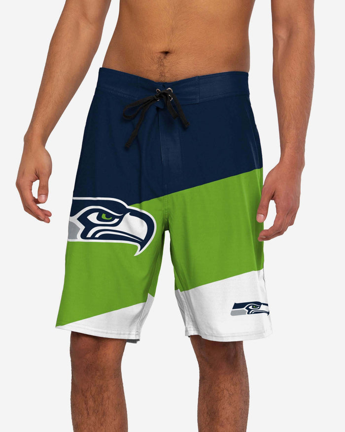 Seattle Seahawks Color Dive Boardshorts FOCO S - FOCO.com