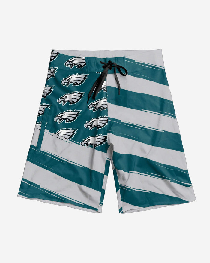 Philadelphia Eagles Diagonal Flag Boardshorts FOCO - FOCO.com