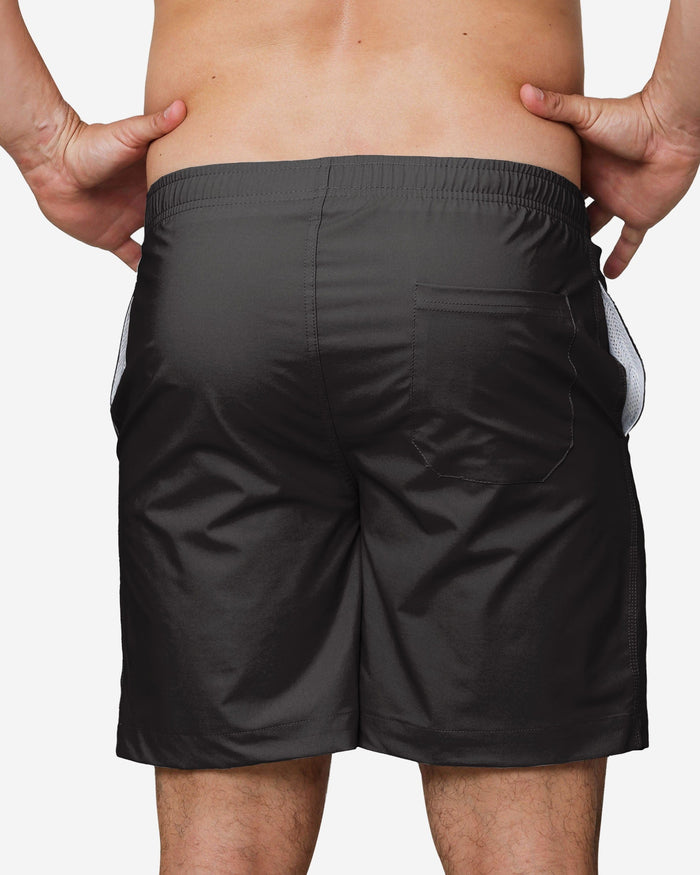 New Orleans Saints Solid Wordmark Traditional Swimming Trunks FOCO - FOCO.com