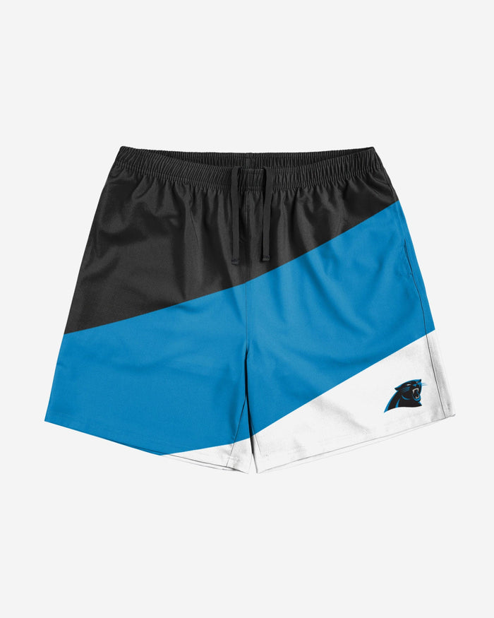 Carolina Panthers Colorblock Double Down Liner Training Shorts FOCO - FOCO.com