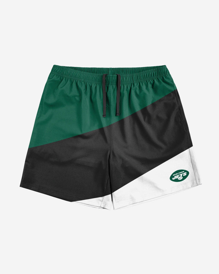 New York Jets Colorblock Double Down Liner Training Shorts FOCO - FOCO.com