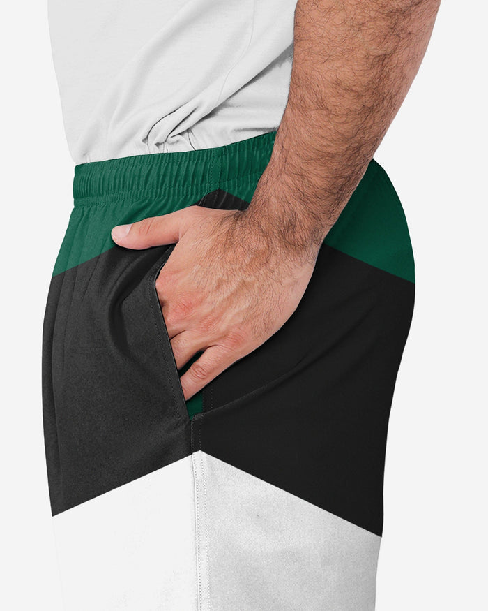 New York Jets Colorblock Double Down Liner Training Shorts FOCO - FOCO.com