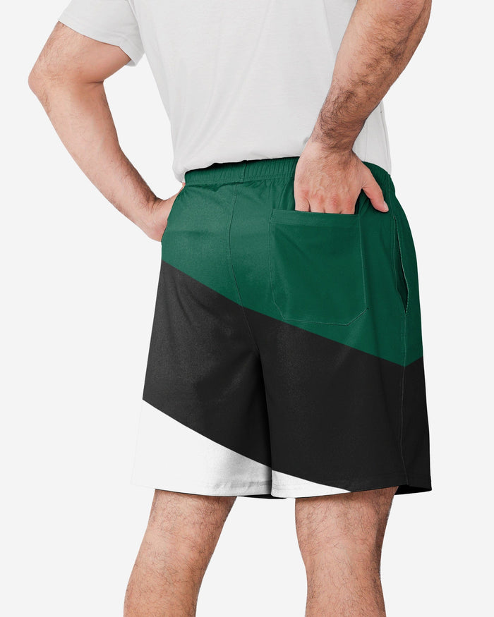 New York Jets Colorblock Double Down Liner Training Shorts FOCO - FOCO.com