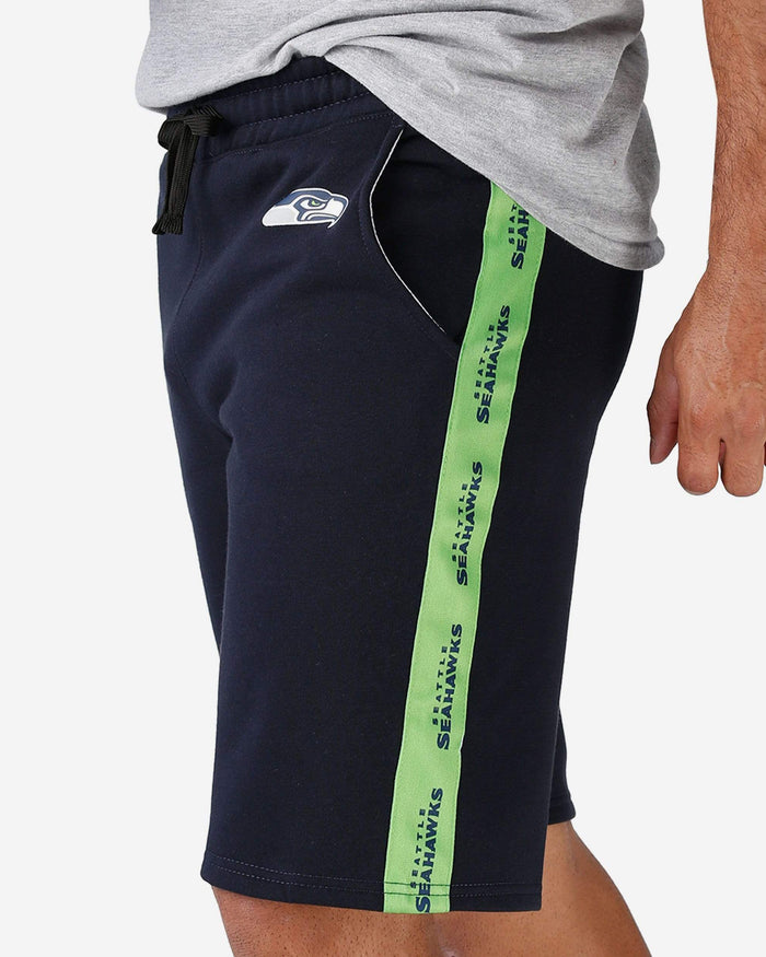 Seattle Seahawks Lazy Lounge Fleece Shorts FOCO - FOCO.com