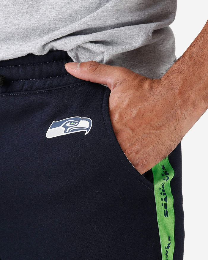 Seattle Seahawks Lazy Lounge Fleece Shorts FOCO - FOCO.com