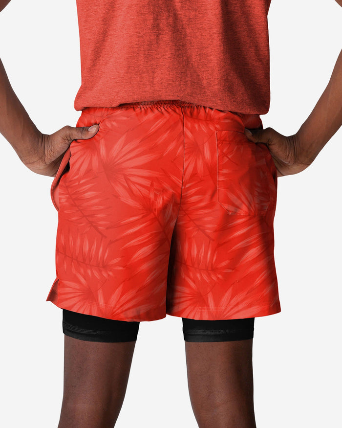 Cleveland Browns Floral Black Liner Shorts FOCO - FOCO.com